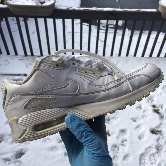 Nike Air Max 90 ‘White Leather’ - Picture 2 of 5